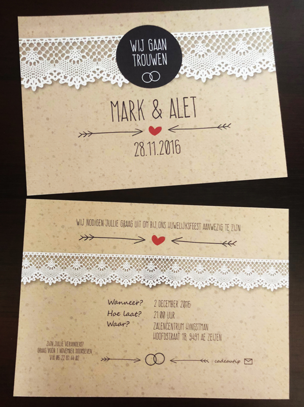 trouwen Mark & Alet